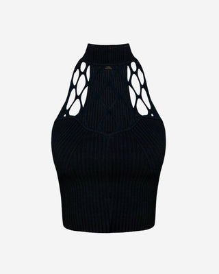 Arna Mock Neck Knit Top