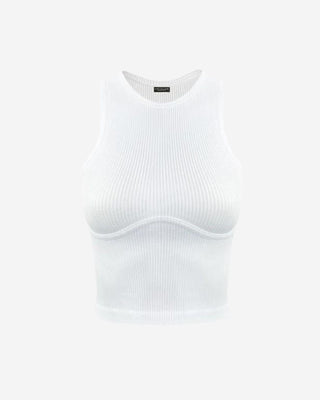 Amati Crop Top - Snow