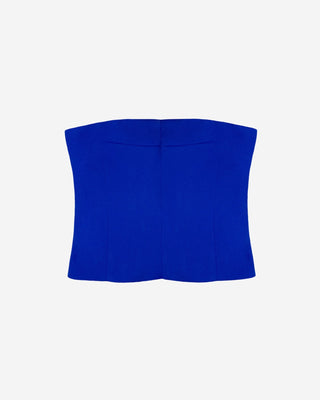 blue tube top